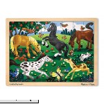 Melissa & Doug Frolicking Horses Wooden Jigsaw Puzzle With Storage Tray 48 pcs  B000LCELC0